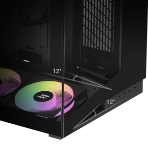 12° INCLINED AIRFLOW DESIGN