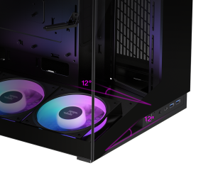 12° INCLINED AIRFLOW DESIGN