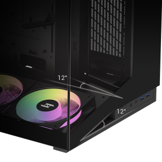 12° INCLINED AIRFLOW DESIGN