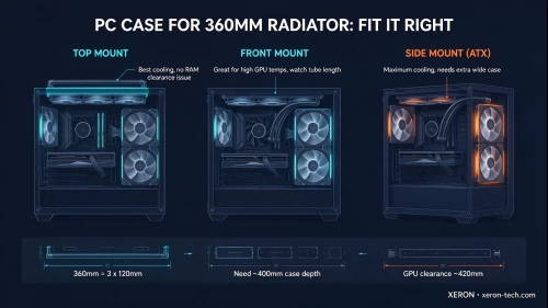 PC Case for 360mm Radiator: Fit Your AIO Right