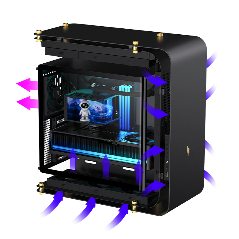PARTITIONED INDEPENDENT AIR DUCT